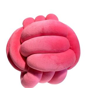 Knot Pillow Pink Accent Decor